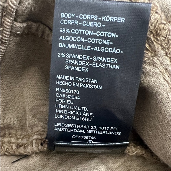 Like New! We The Free Jayde Corduroy Flare Pants Green in Size  27 - Picture 11 of 16